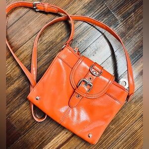 Nine West orange crossbody bag
